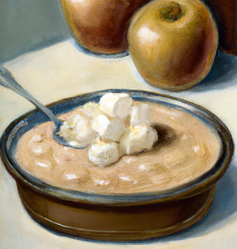 Apple Tapioca Pudding