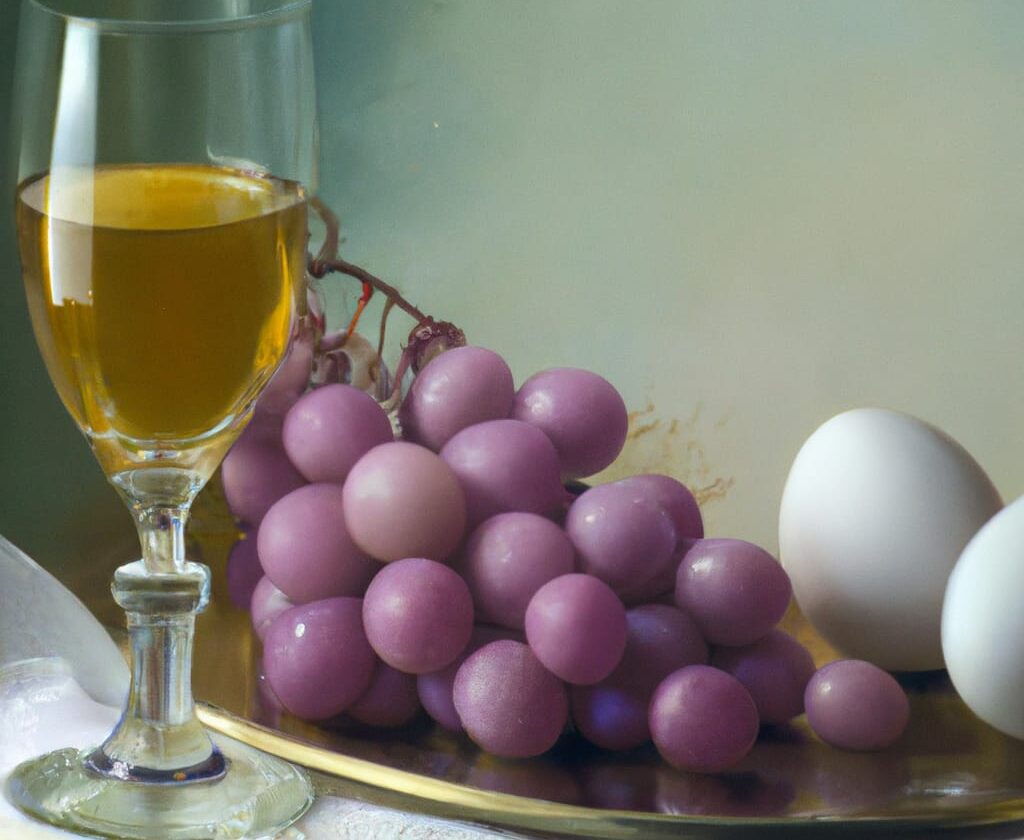 Grape Juice and Egg