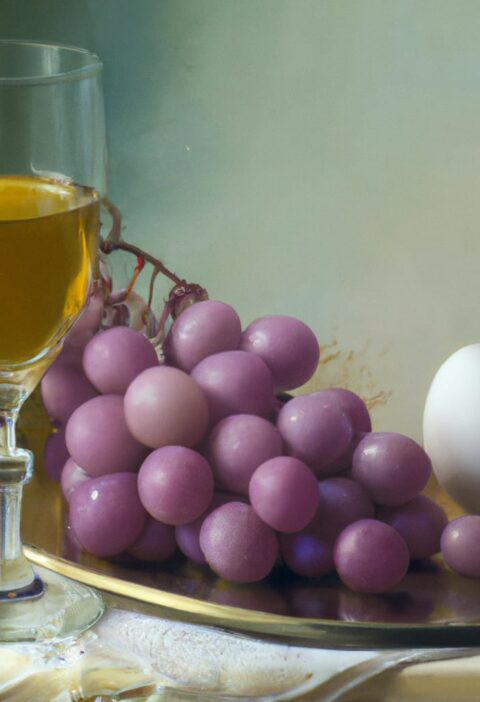 Grape Juice and Egg